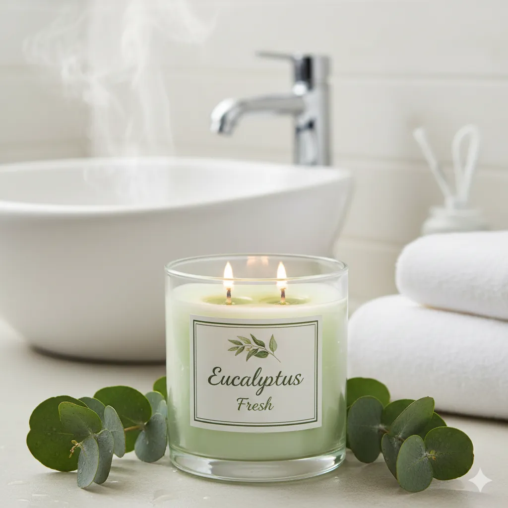 Eucalyptus Fresh scented candle